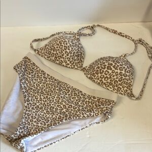 Gianni Bini Cheetah Print Bikini Set